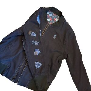 Black Jacket with Patches